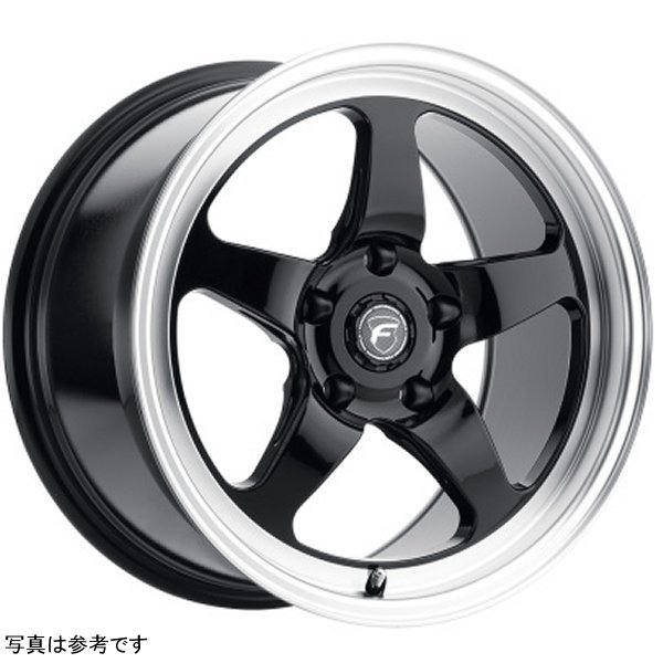 【USA在庫あり】 Forgestar D5 Drag 17x10 / 5x114.3 BP / ET50 / 7.5in BS グロスブラック Wheel frgF09170067P50 JP店