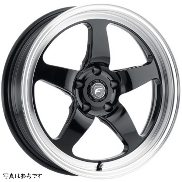 【USA在庫あり】 Forgestar D5 Drag 17x11 / 5x120.65 BP / ET43 / 7.8in BS グロスブラック Wheel frgF09171163P43 JP店