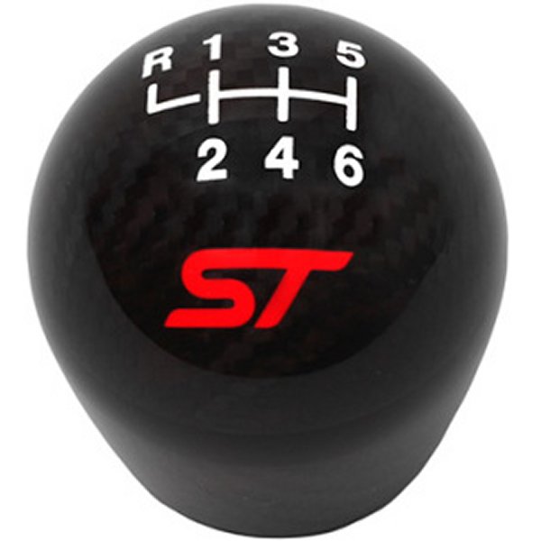 【USA在庫あり】 Ford Racing Focus ST ブラック カーボンファイバー シフトノブ 6 Speed frpM-7213-FSTCF JP店