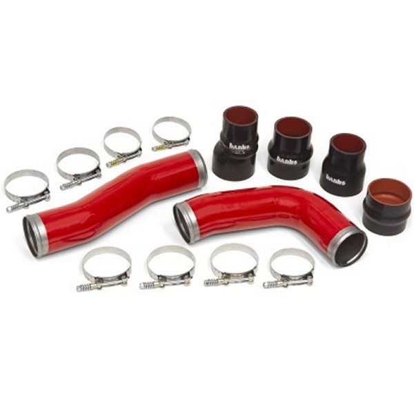 【USA在�
2000
��あり】 Banks 10-12 Ram 6.7L Diesel OEM Replacement Cold Boost Tubes レッド gbe25998 JP店