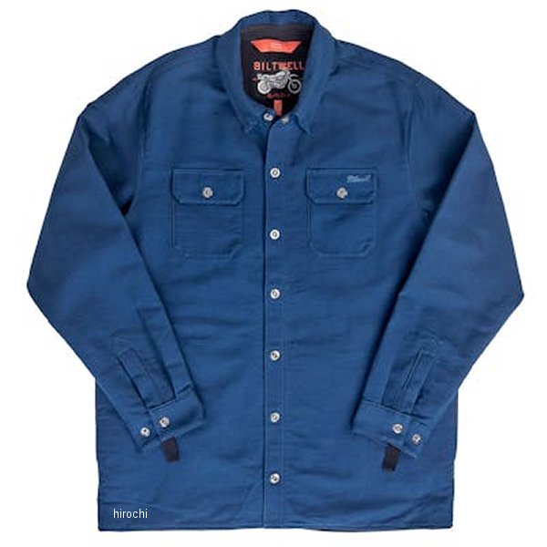 【メーカー在庫あり】 ビルトウェル Biltwell EL DORADO シャツジャケット ネイビー Mサイズ 8129-122-003 JP店