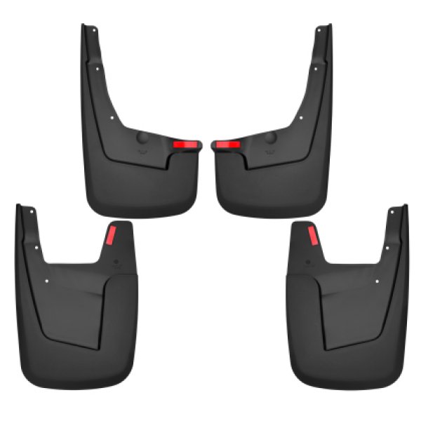 【USA在庫あり】 Husky Liners 19年-22年 RAM 1500 w/o OEM Fender Flares Custom-Molded フロント & リヤ マッドガード hsl58146 JP店