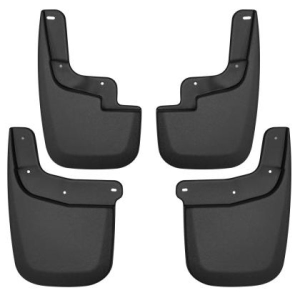 【USA在庫あり】 Husky Liners 15年-22年 シボレー Colorado w/o Flares (Excl. ZR2) フロント and リヤ マッドガード - ブラック hsl58236 JP店
