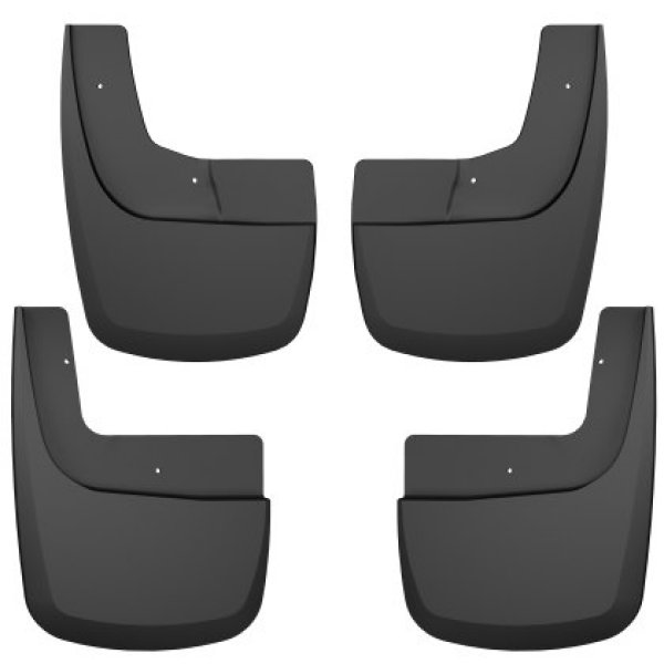 【USA在庫あり】 Husky Liners 21-23 Ford F-150 Raptor SuperCrew CC Front & Rear Mud Guards - Black hsl58536 JP店