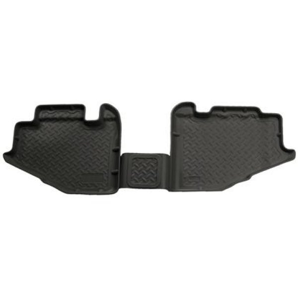 【USA在庫あり】 Husky Liners 97年-05年 ジープ ラングラー Classic Style 2nd Row ブラック フロアライナー hsl61731 JP店