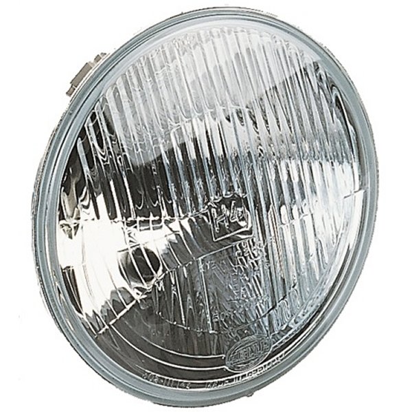 【USA在庫あり】 Hella 178mm (7in) H4 12V 60/55W シングル High/Low Beam Headlamp hella002395991 JP店