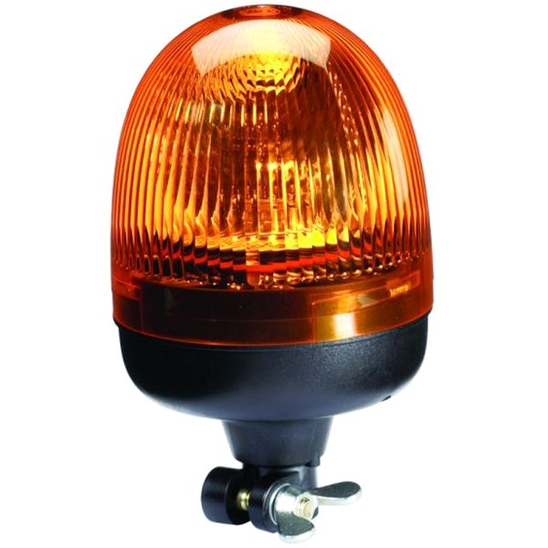 【USA在庫あり】 Hella Rota Compact 12V Amber Lens Beacon w/ Flexible Pole Mount hella009506001 JP店
