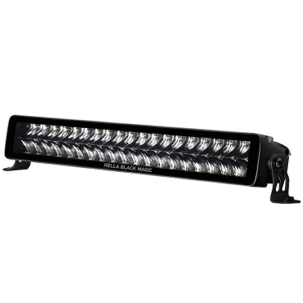 【USA在庫あり】 Hella Universal ブラック Magic 21in Double ライト Bar - Driving Beam hella358176401 JP店