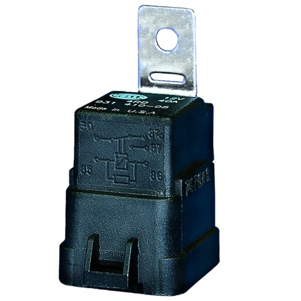 【USA在庫あり】 Hella Mini 280 Relay 12V 20/40A SPDT Weatherproof (Qty. 1) hellaH41410081 JP店