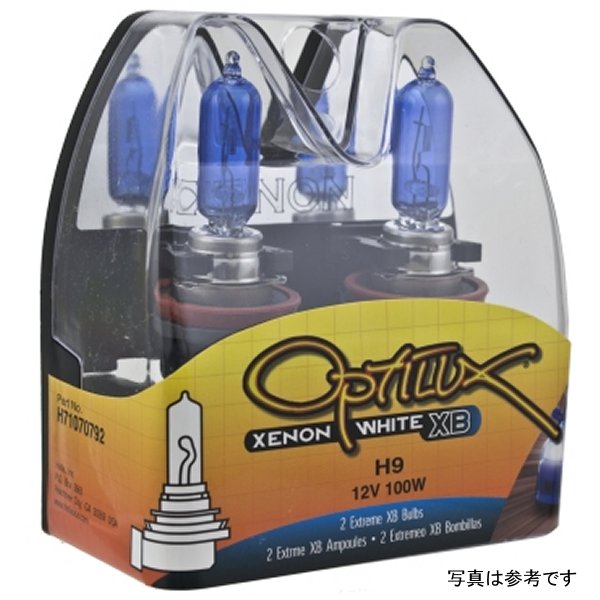【USA在庫あり】 Hella Optilux H9 12V/100W XB Xenon White バルブ (2個) hellaH71070792 JP店