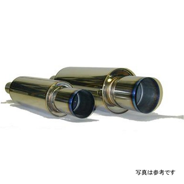 【USA在庫あり】 HKS Universal Stainless Hi Power 130mm Titanium Muffler hks34005-FK002 JP店