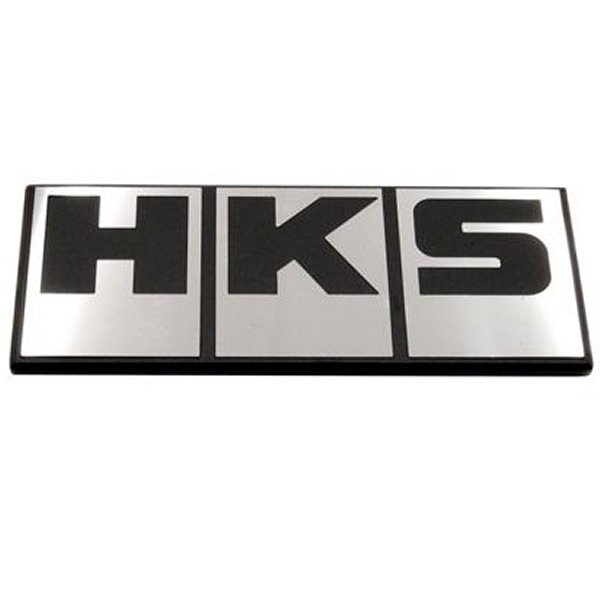 【USA在庫あり】 HKS シルバー Block Logo Emblem hks51003-AK027 JP店