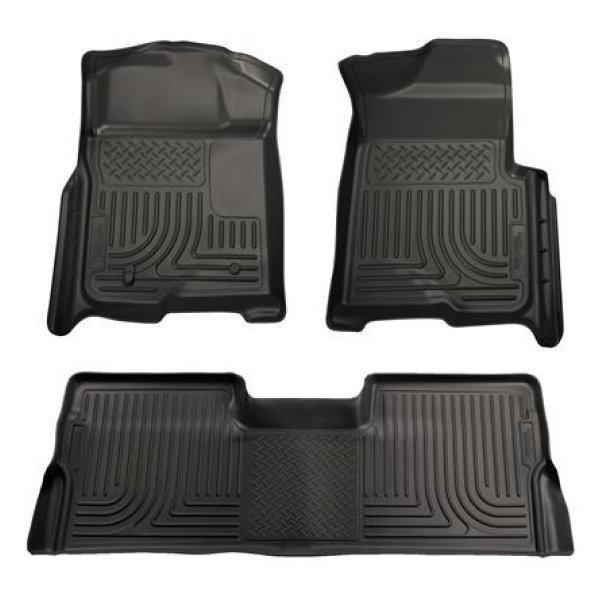 【USA在庫あり】 Husky Liners 08年-10年 フォード SD Crew Cab WeatherBeater Combo Tan フロアライナー (w/o Manual Trans Case) hsl98383 JP店