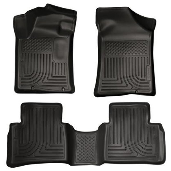 【USA在庫あり】 Husky Liners 13 ニッサン Altima Weatherbeater ブラック フロント & 2nd Seat フロアライナー hsl99641 JP店