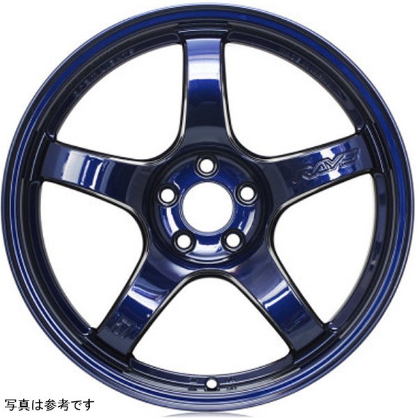 【USA在庫あり】 Gram ライト 57CR 18x10.5 +12 5x114.3 Eternal ブルー ホイール glsWGCRAC12EEBP JP店