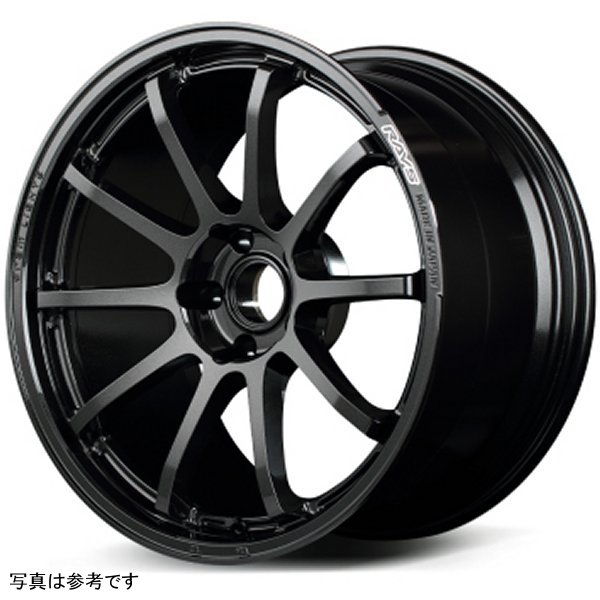 【USA在庫あり】 Gram Lights 57NR 18X9.5 +12 5-114.3 Glass ブラック Wheel glsWGNX12E6NJ JP店