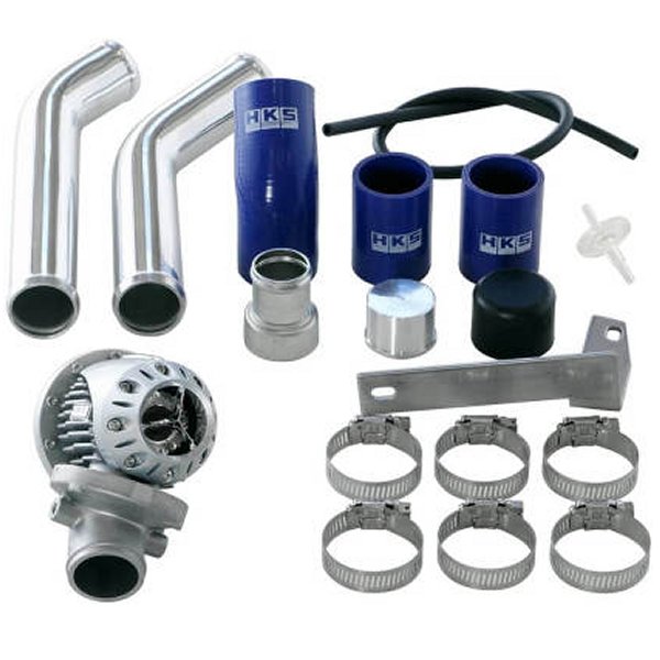 【USA在庫あり】 HKS 08+ Evo 10 SSQV4 BOV キット Includes 2 Polished アルミニウム Pipes hks71008-AM015 JP店