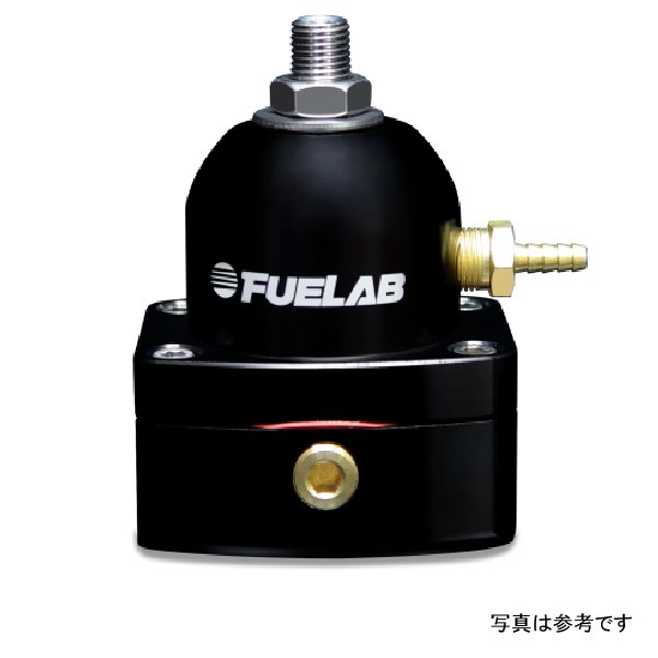 【USA在庫あり】 Fuelab 515 キャブレター調整式FPR 4～12 PSI (2) -6AN In (1) -6AN リターン - ブラック flb51504-1 JP店