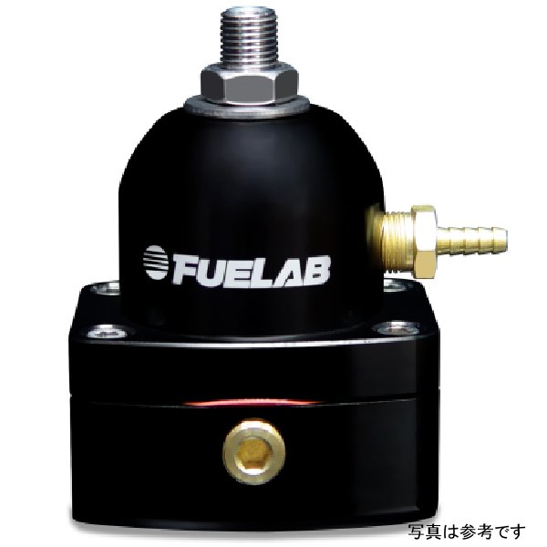 【USA在庫あり】 Fuelab 545 EFI 調整可能ミニFPR インラIn 25-90 PSI (1) -6AN In (1) -6AN リターン - ブラック flb54501-1 JP店