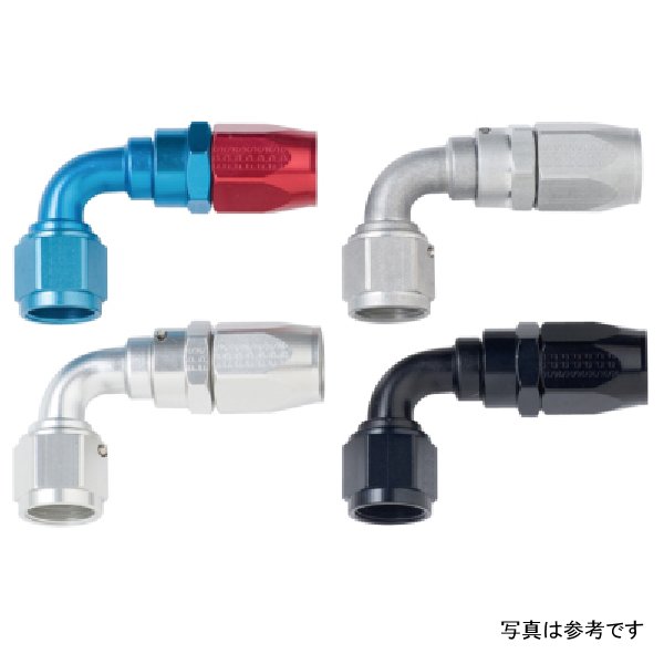 【USA在庫あり】 Fragola -6AN x 90度パワーフローホースエンド ブラック fra109006-BL JP店