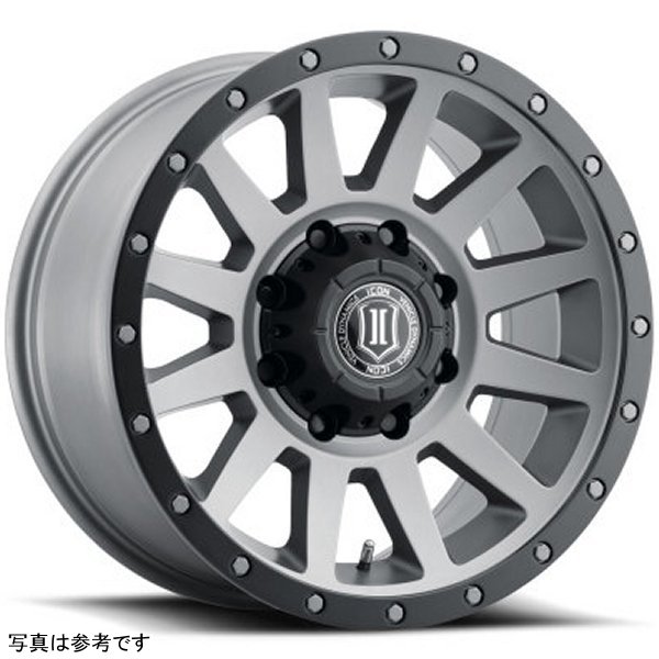【USA在庫あり】 ICON Compression HD 18x9 8x170 6mm オフセット 5.25in BS Titanium ホイール ico2018908152TT JP店