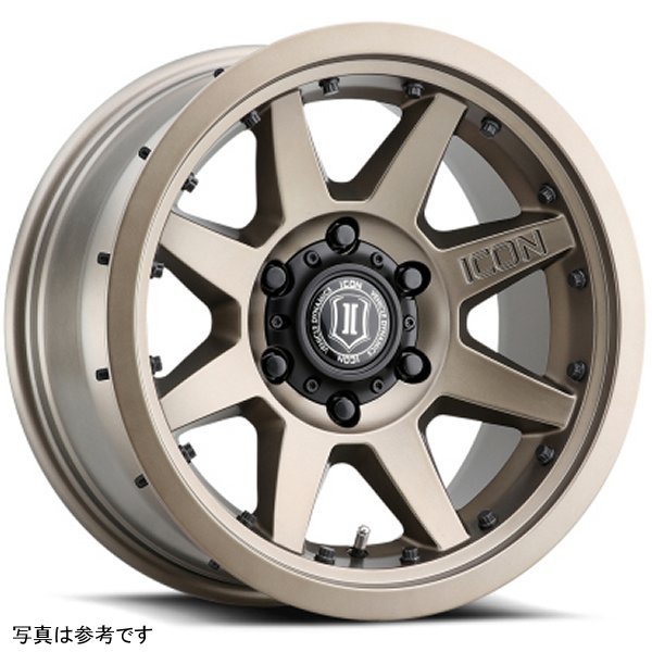 【USA在庫あり】 ICON Rebound Pro 17x8.5 6x5.5 0mm オフセット 4.75in BS 106.1mm Bore Bronze ホイール ico21817858347BR JP店