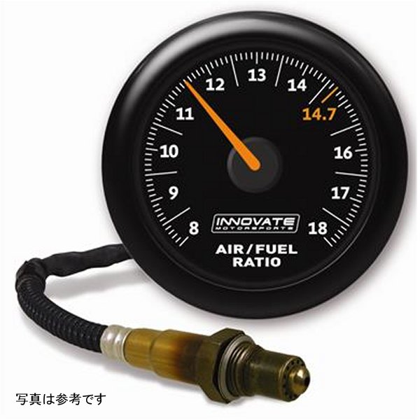 【USA在庫あり】 Innovate MTX-AL Analog Air/フューエル Ratio ゲージ キット - ブラック Dial inn3855 JP店