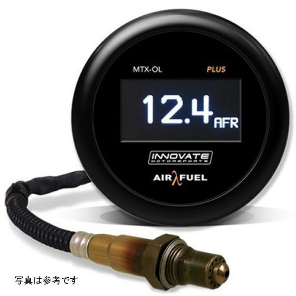 【USA在庫あり】 Innovate MTX-OL PLUS Wideband Digital Air/フューエル Ratio OLED ゲージ キット 8ft w/O2 Sensor inn39350 JP店