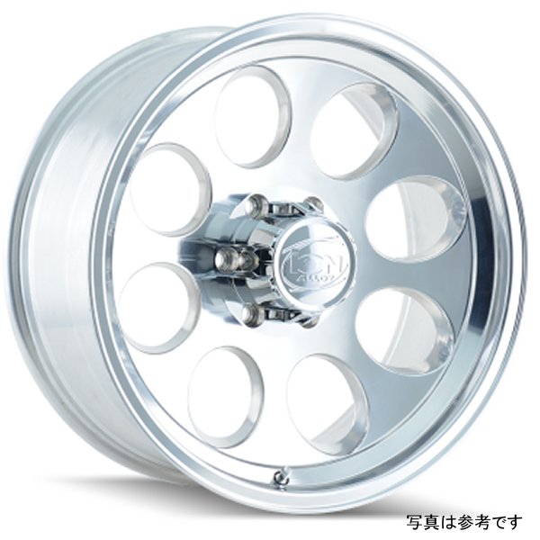 【USA在庫あり】 ION Type 171 17x9 / 5x127 BP / 0mm オフセット / 83.82mm Hub Polished ホイール ion171-7973P JP店
