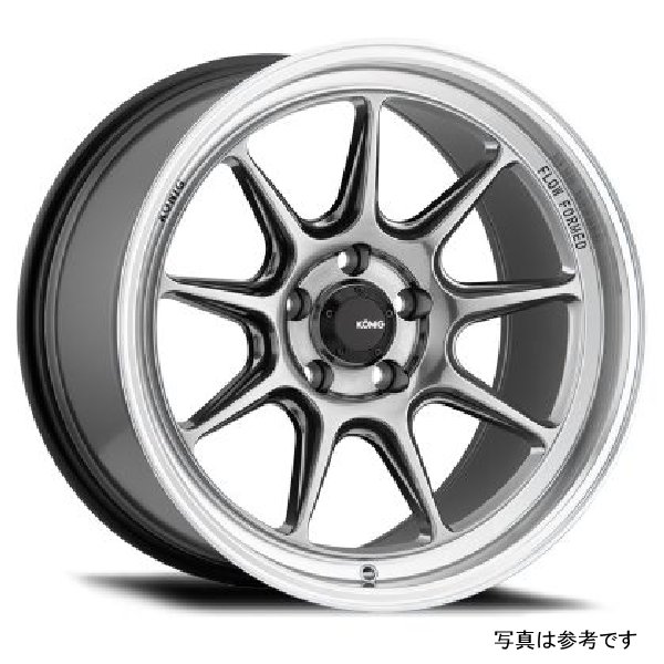 【USA在庫あり】 Konig Countergram 15x8 4x100 ET25 Hyper クローム / Machined Lip kngCT8510025C JP店