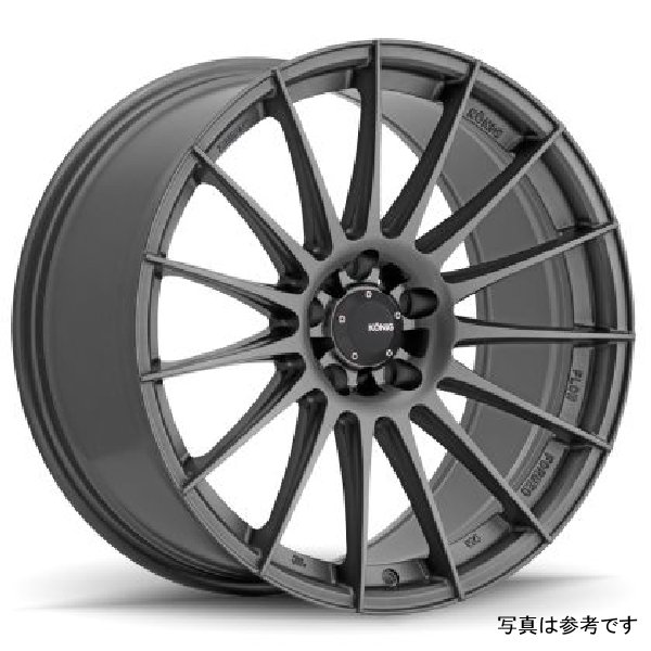 【USA在庫あり】 Konig Rennform 18x8 5x112 ET45 Matte Grey kngRF8851245G JP店