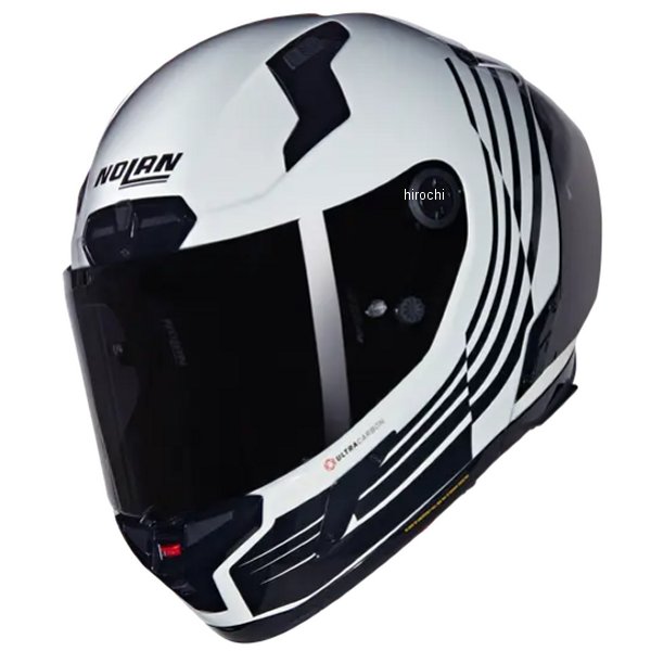 【メーカー在庫あり】 ノーラン NOLAN フルフェイスヘルメット X804RS ALA 白/黒 344 XLサイズ 49825 JP店