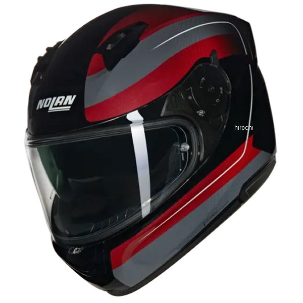 【メーカー在庫あり】 ノーラン NOLAN フルフェイスヘルメット N606 ERMETICO 黒/赤/グレー 345 Lサイズ 60089 JP店|株式会社ヒロチー商事 店