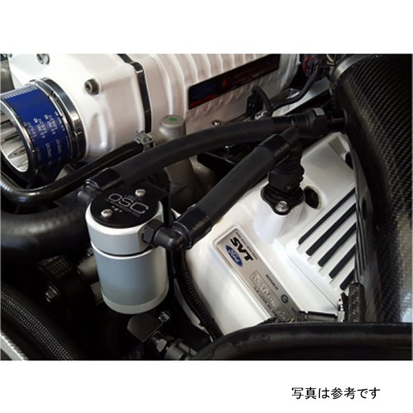 【USA在庫あり】 J&L 07年-14年 フォード Mustang GT500 Driver Side Oil セパレーター 3.0 - クリア アノダイズド jlt3012D-C JP店