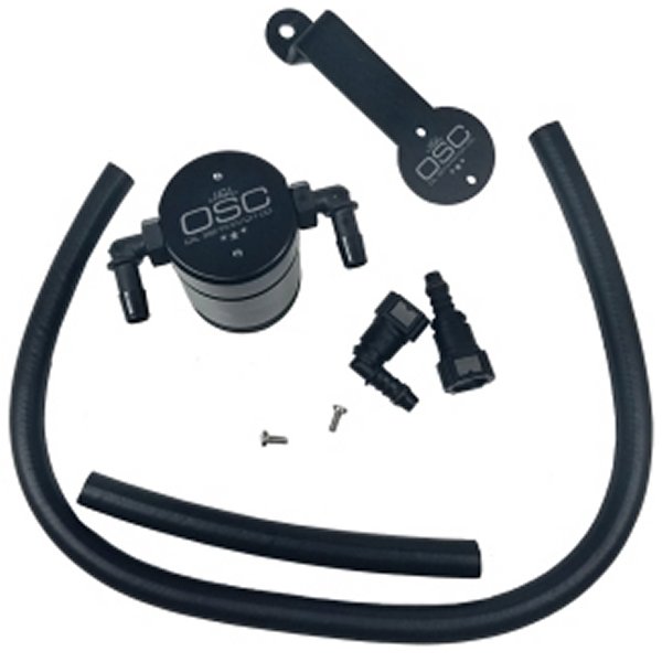 【USA在庫あり】 J&L 05年-10年 フォード Mustang GT/Bullitt/Saleen Passenger Side Oil セパレーター 3.0 - ブラック アノダイズド jlt3013P-B JP店