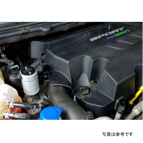 【USA在庫あり】 J&L 2015-2024 フォード Edge Sport/ST Passenger Side Oil セパレーター 3.0 - クリア アノダイズド jlt3031P-C JP店
