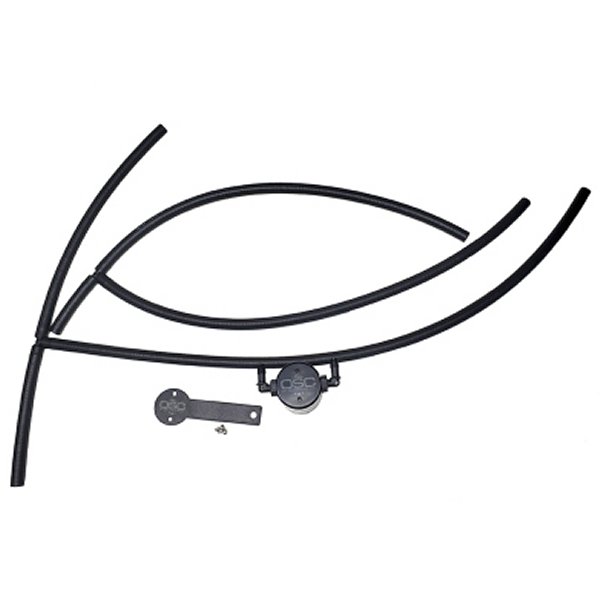 【USA在庫あり】 J&L 16年-24年 ニッサン Titan 5.6L Passenger Side Oil セパレーター 3.0 - ブラック アノダイズド jlt3108P-B JP店