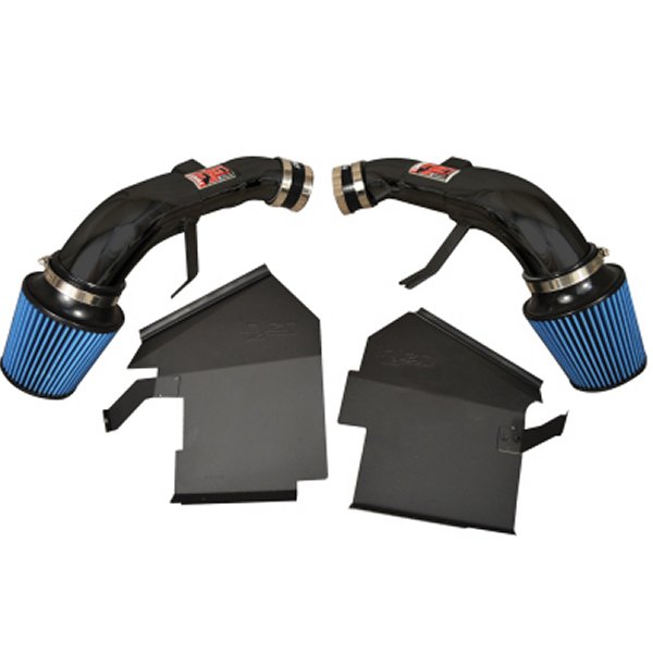 【USA在庫あり】 Injen 14 Infiniti Q50 3.7L V6 ブラック Dual ショート Ram インテーク w/ MR Techn and Heat Shields injSP1999BLK JP店