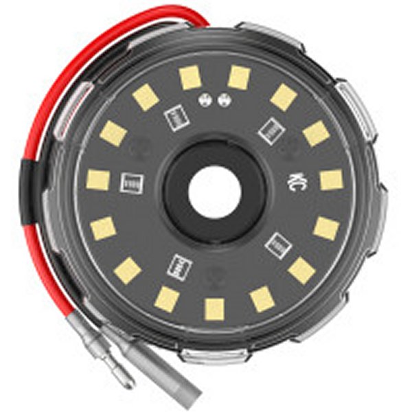 【USA在庫あり】 KC HiLiTES Cyclone V2 2.2in. LED Accessory ライト 5w Flood Beam (シングル) - クリア Lens kcl1358 JP店
