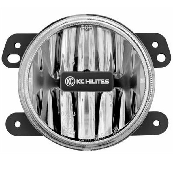 【USA在庫あり】 KC HiLiTES 10年-18年 ジープ JK 4in. Gravity G4 LED ライト 10w SAE/ECE クリア フォグ Beam (シングル) kcl1497 JP店
