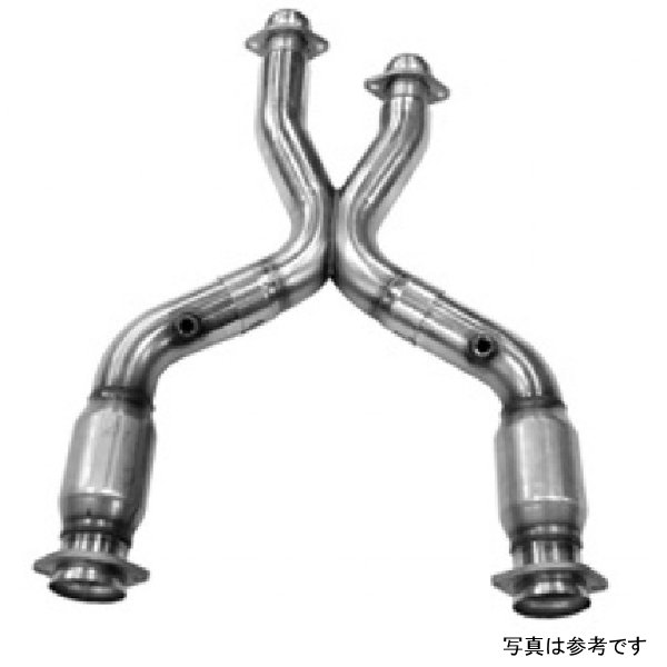 【USA在庫あり】 Kooks 99年-04年 フォード Mustang GT / Cobra 2 1/2in In x 2 1/2in OEM Out Cat SS X Pipe Kooks HDR Req ksh11203240 JP店