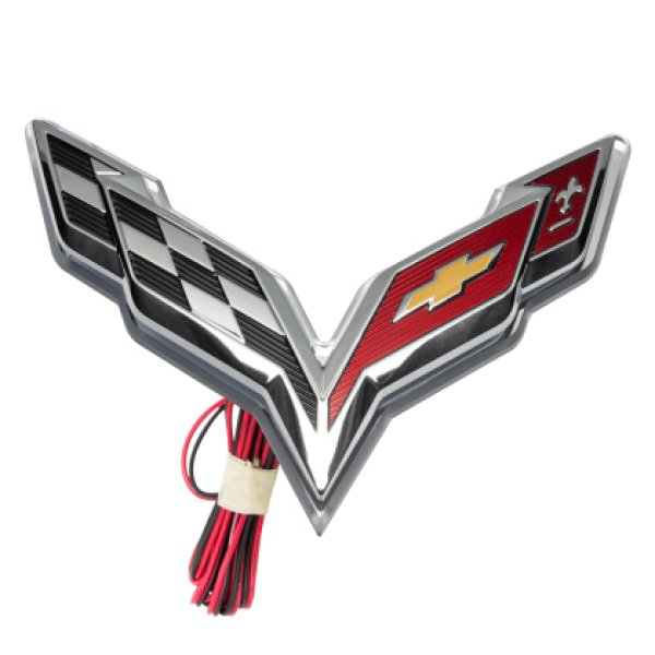 【USA在庫あり】 Oracle Corvette C7 リヤ Illuminated Emblem - レッド SEE WARRANTY orl3633-003 JP店