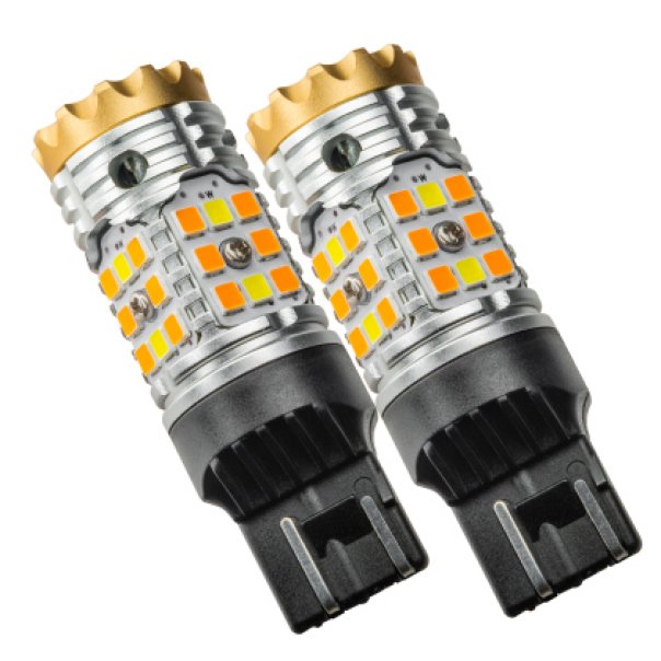 【USA在庫あり】 Oracle 7443-CK LED Switchback High Output Can-Bus LED バルブ - Amber/White Switchback SEE WARRANTY orl5111-023 JP店