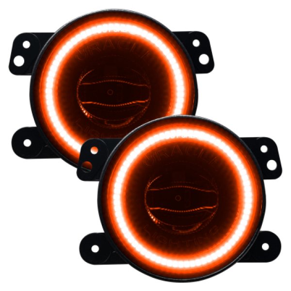 【USA在庫あり】 Oracle ジープ ラングラー JK/JL/JT High Performance W LED フォグライト - Amber SEE WARRANTY orl5846-005 JP店
