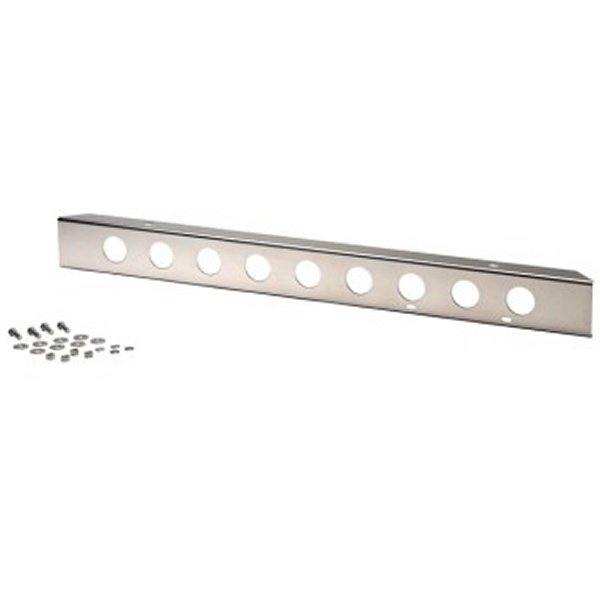 【USA在庫あり】 Kentrol 45年-86年 ジープ CJ 42 Inch フロント バンパー with holes - Polished シルバー ken30428 JP店