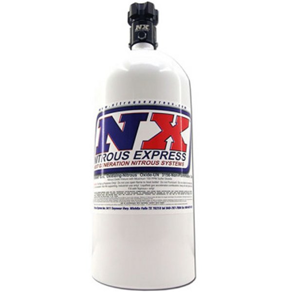 【USA在庫あり】 Nitrous Express 10lb ボトル w/ライトning 500 バルブ (6.89 Dia x 20.19 Tall) nex11100 JP店