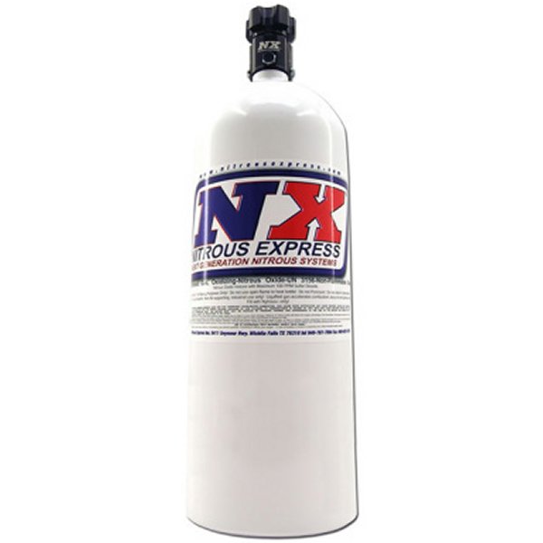 【USA在庫あり】 Nitrous Express 15lb ボトル w/ライトning 500 バルブ (6.89 Dia x 26.69 Tall) nex11150 JP店