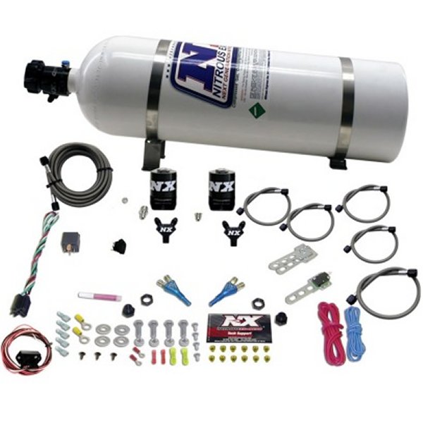 【USA在庫あり】 Nitrous Express 03-18 ニッサン 350Z/370Z Dual Nozzle (35-150HP) w/15lb Bottle nex20716-15 JP店 146,202円