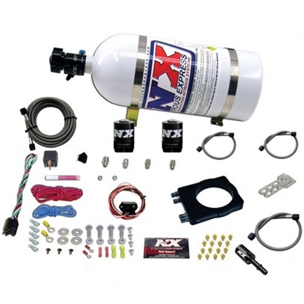 【USA在庫あり】 Nitrous Express ダッジ Hemi Nitrous Plate キット (50-400HP) w/10lb ボトル nex20944-10 JP店