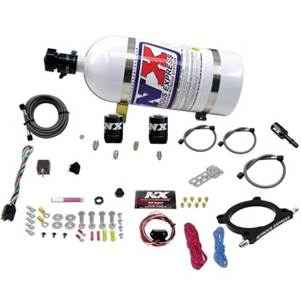 【USA在庫あり】 Nitrous Express 11-15 フォード Mustang GT 5.0L High Output Nitrous Plate Kit (50-250HP) w/10lb Bottle nex20951-10 JP店